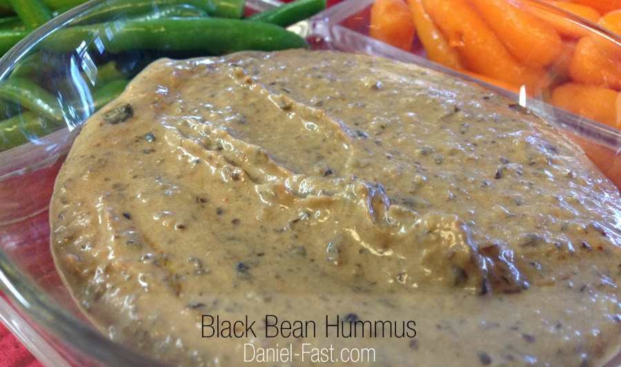 Daniel Fast Recipe – Black Bean Hummus