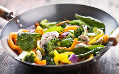 Stir-Fry Vegetables with Brown Rice
